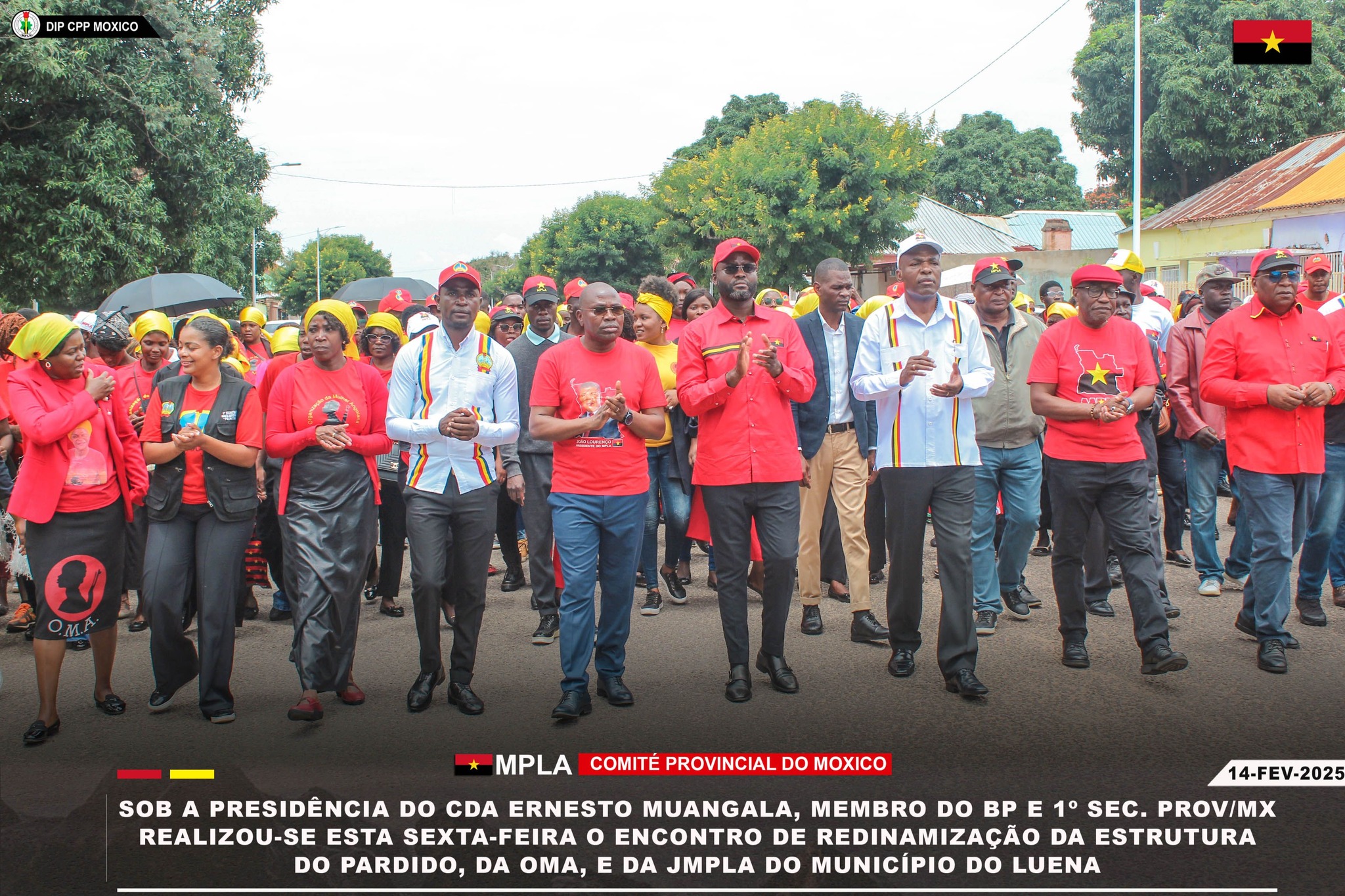 Encontro para Redinamização das Estruturas do MPLA no Moxico - MPLA